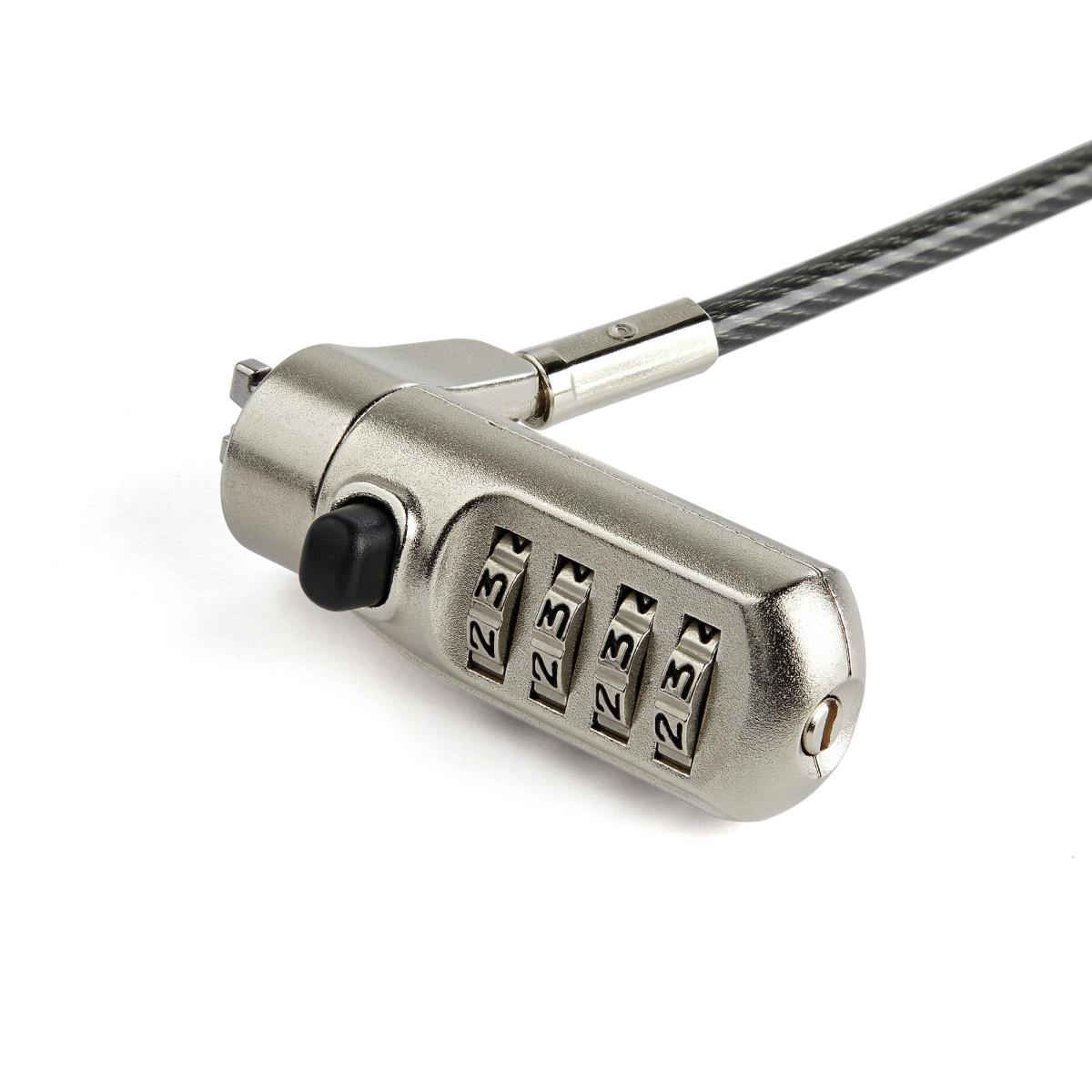 STARTECH.COM Laptop Cable Lock - Nano-slot - Customizable Combination 2m