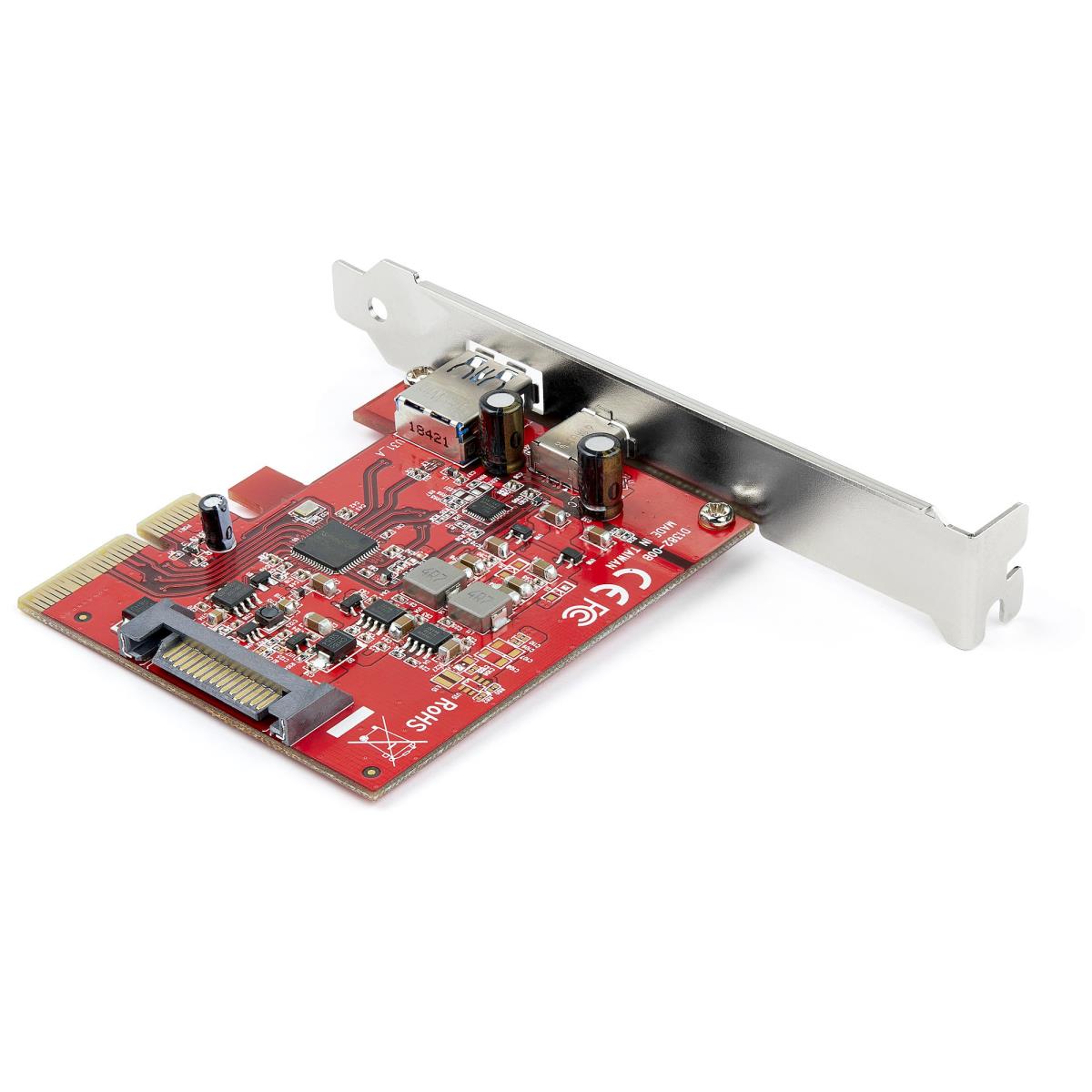 STARTECH.COM 2-port 10gbps USB-a/USB-c Pci-e Card USB 3.1 Gen 2  PCI Express
