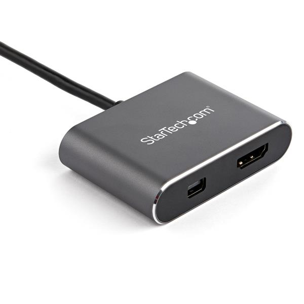 STARTECH.COM USB C Multiport Video Adapter Hdmi Or Mini Dp Hdr 4k 60