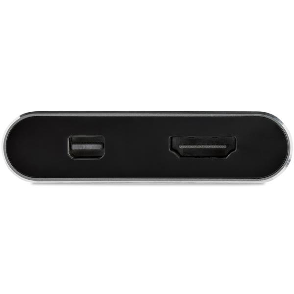STARTECH.COM USB C Multiport Video Adapter Hdmi Or Mini Dp Hdr 4k 60
