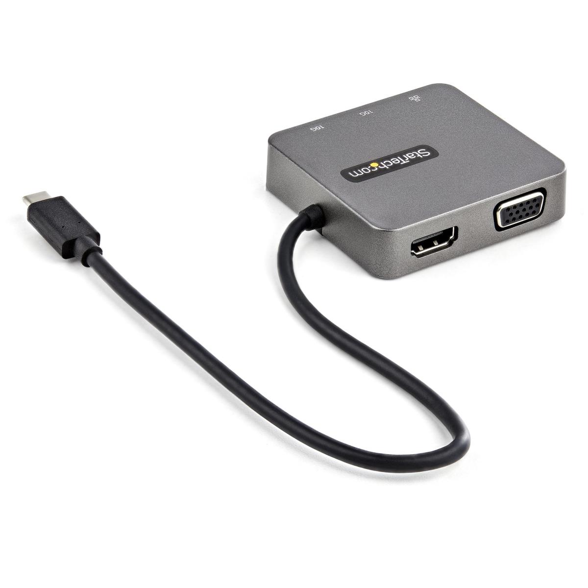 STARTECH.COM USB-c Multiport Adapter 10gbps Hdmi/vga