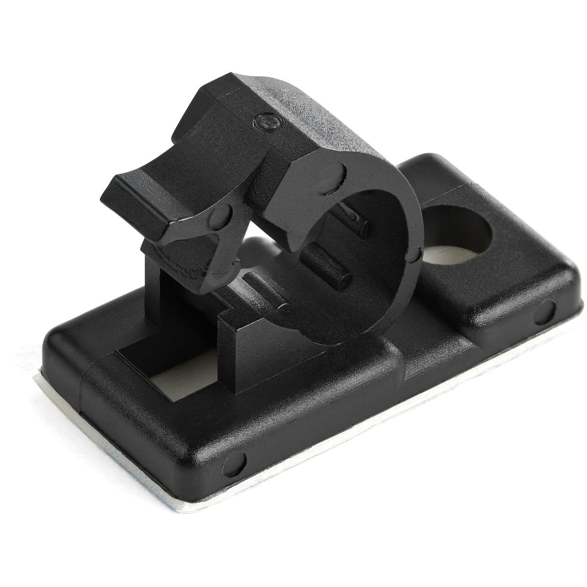 STARTECH.COM Adhesive Cable Management ClIPS Black - Nylon Self Adhesive Clamp Ul/94v-2 Fire Rated - 100 Pack - Cbmcc1