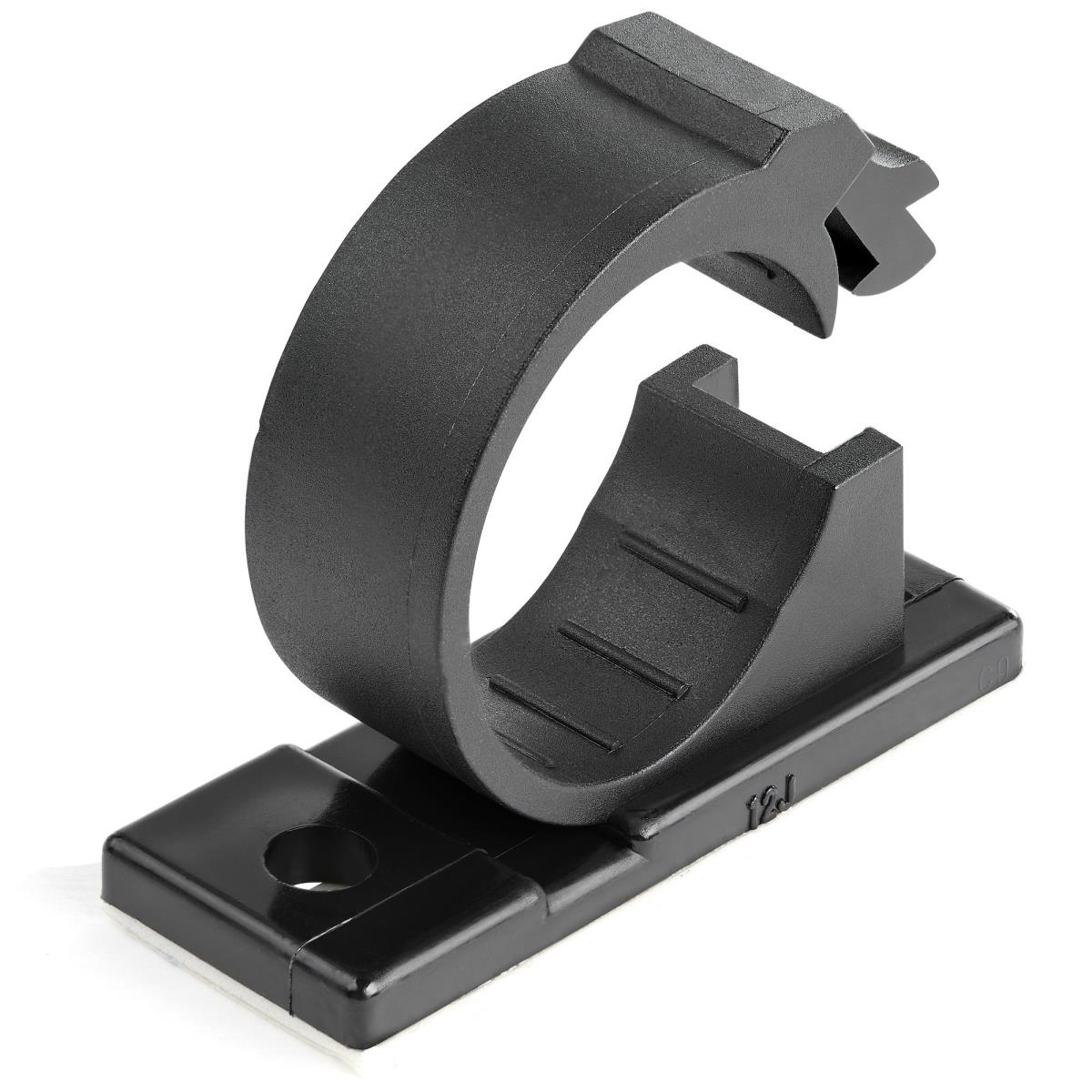 STARTECH.COM Adhesive Cable Management ClIPS Black - Nylon Self Adhesive Clamp Ul/94v-2 Fire Rated - 100 Pack - Cbmcc3