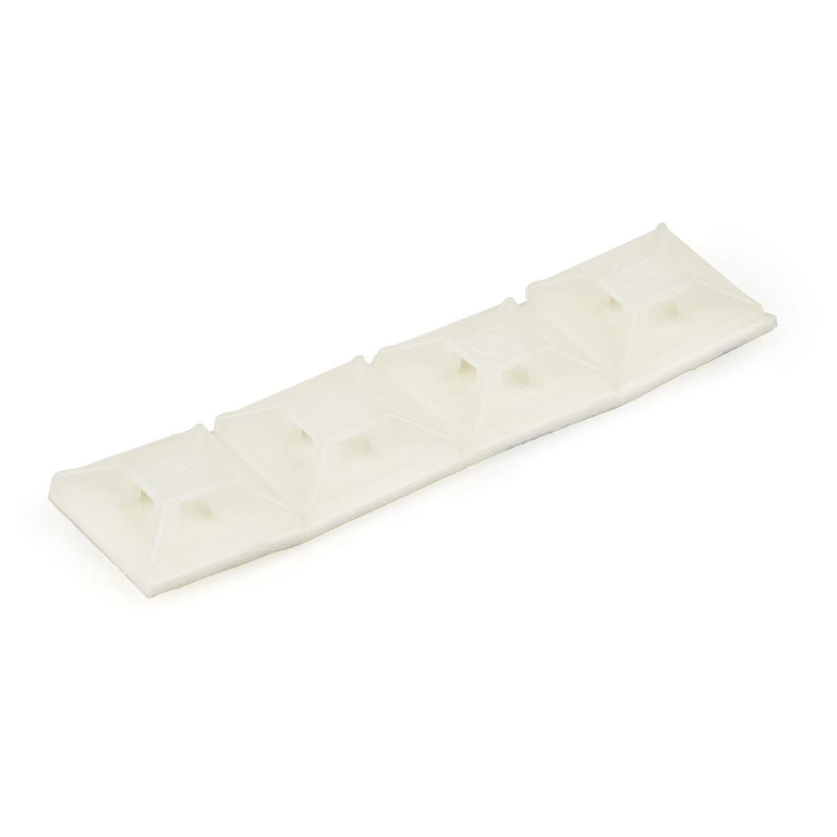 STARTECH.COM Cable Tie Mounts With Adhesive Tape For 0.13 In. (3.2 Mm) Wide Ties - 100 Pack