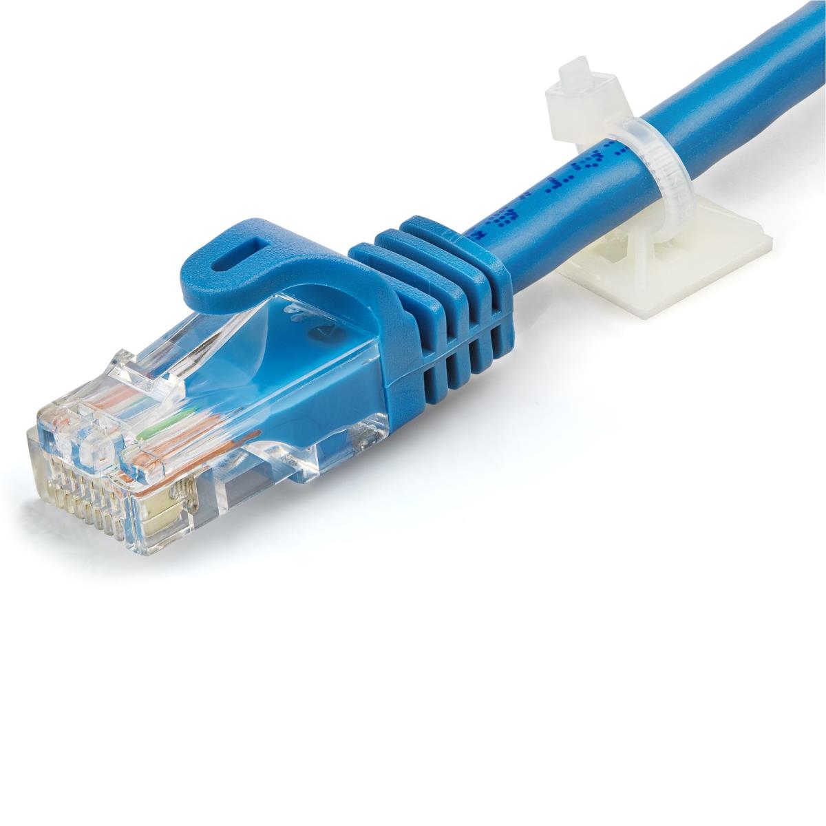 STARTECH.COM Cable Tie Mounts With Adhesive Tape For 0.13 In. (3.2 Mm) Wide Ties - 100 Pack