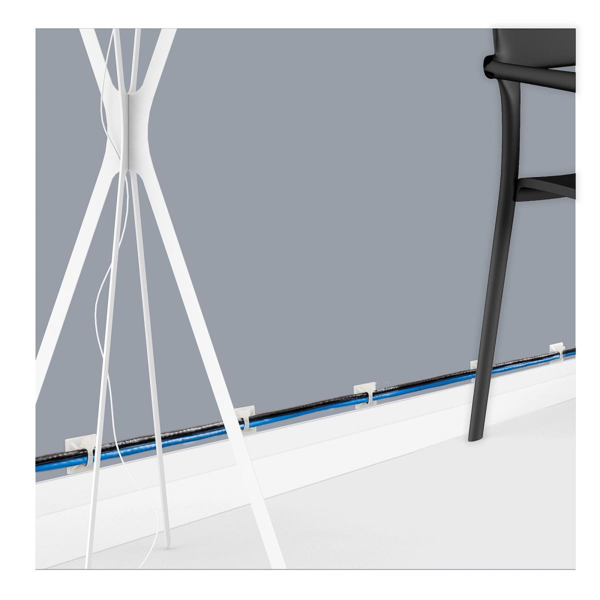 STARTECH.COM Cable Tie Mounts With Adhesive Tape For 0.18 In. (4.6 Mm) Wide Ties - 100 Pack