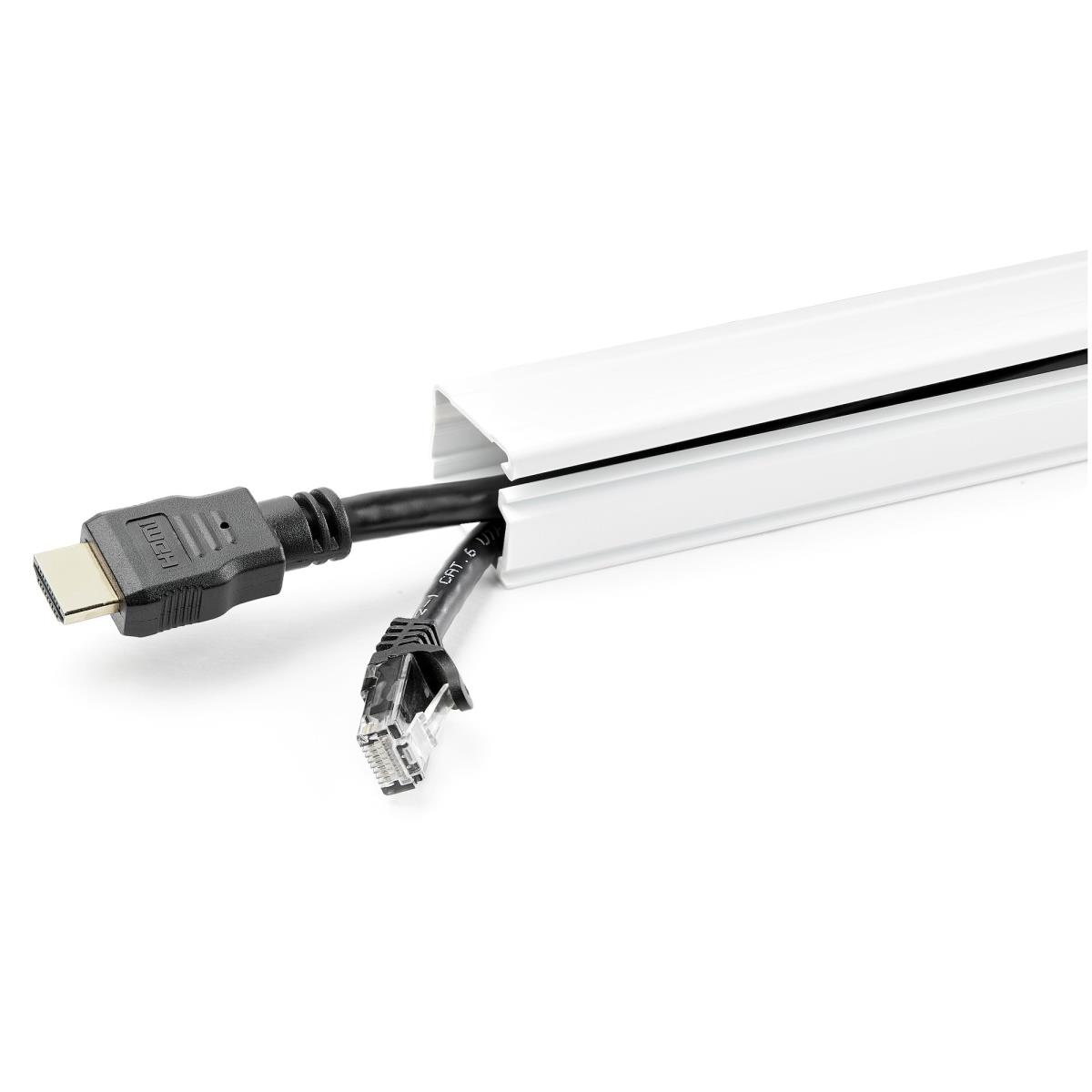 STARTECH.COM Single Piece Wire Cable Raceway Duct 32x20mm