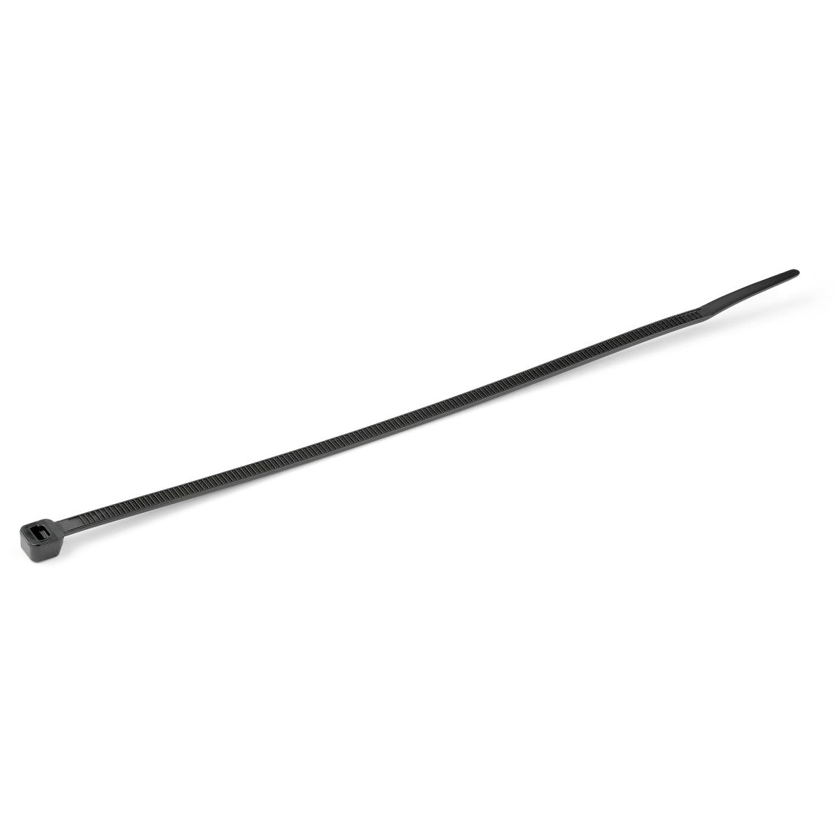 STARTECH.COM Cable Ties -black Nylon Zip Tie Wraps Ul Taa 100 Pack 10in