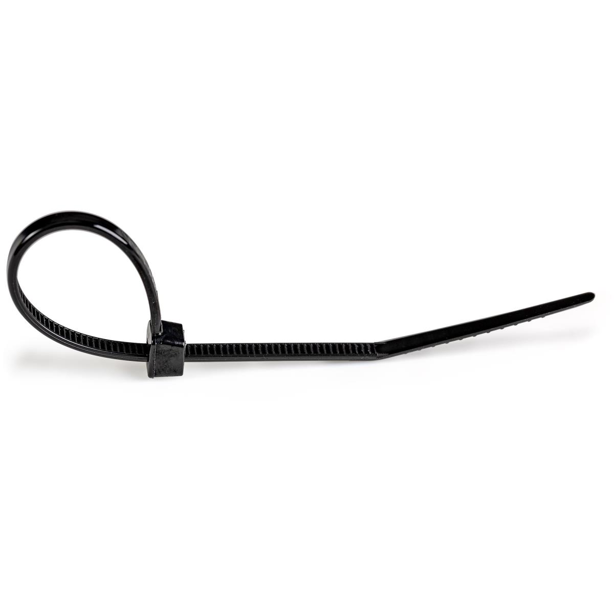 STARTECH.COM Cable Ties -black Nylon Zip Tie Wraps Ul Taa 1000 Pack 6in
