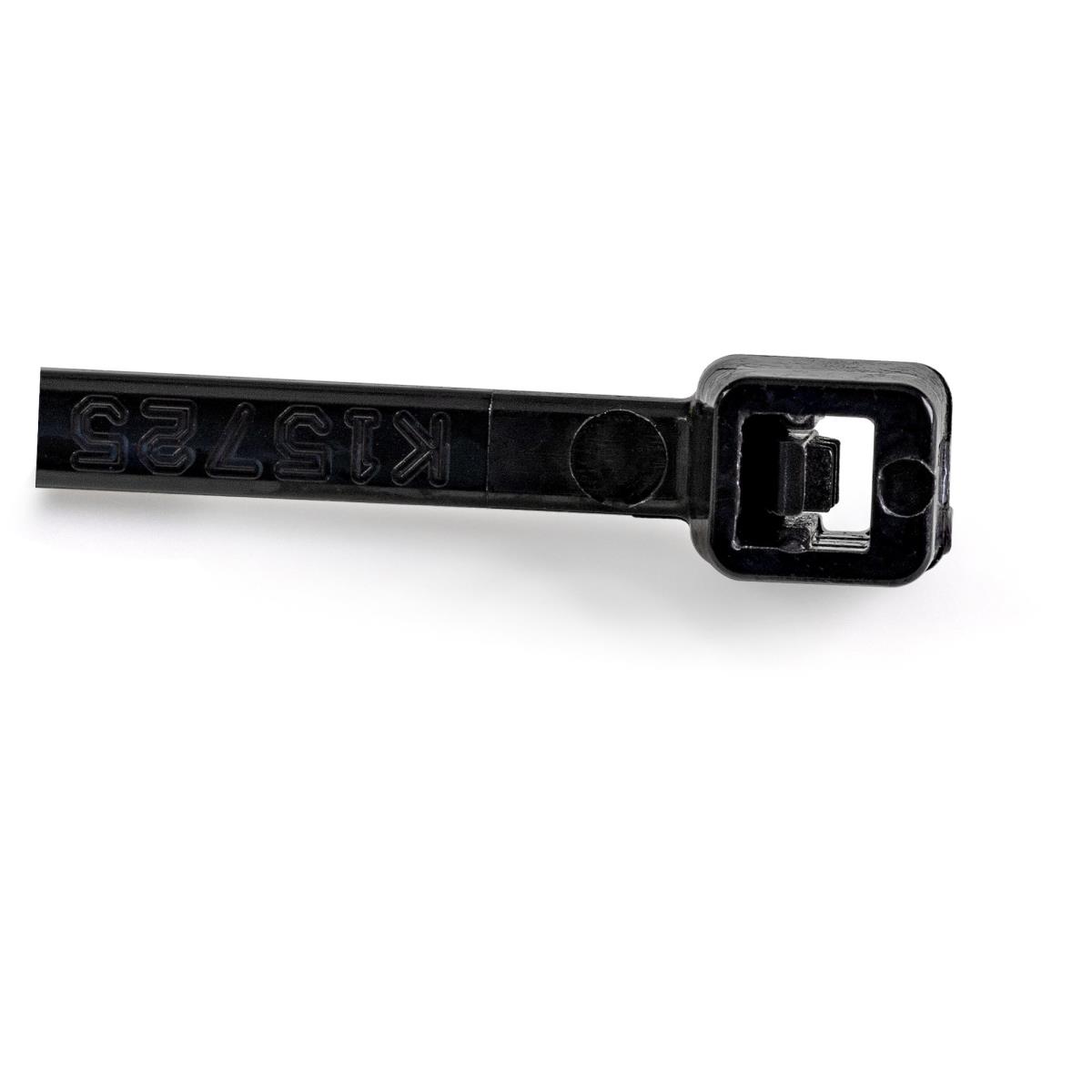 STARTECH.COM Cable Ties -black Nylon Zip Tie Wraps Ul Taa 1000 Pack 6in