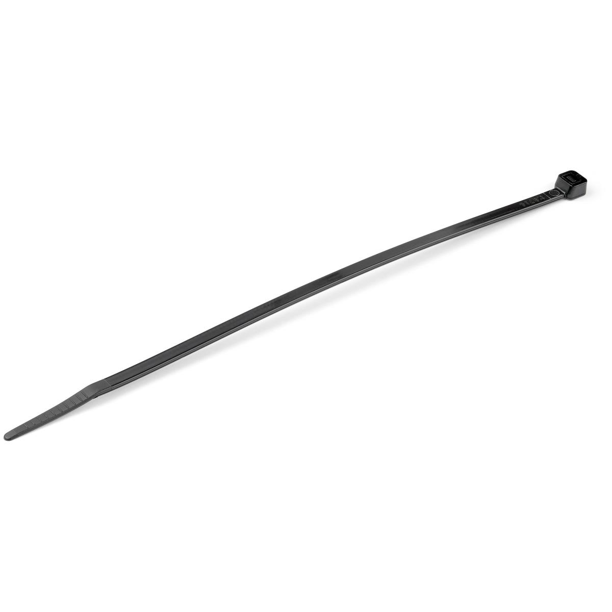 STARTECH.COM Cable Ties -black Nylon Zip Tie Wraps Ul Taa 100 Pack 8in