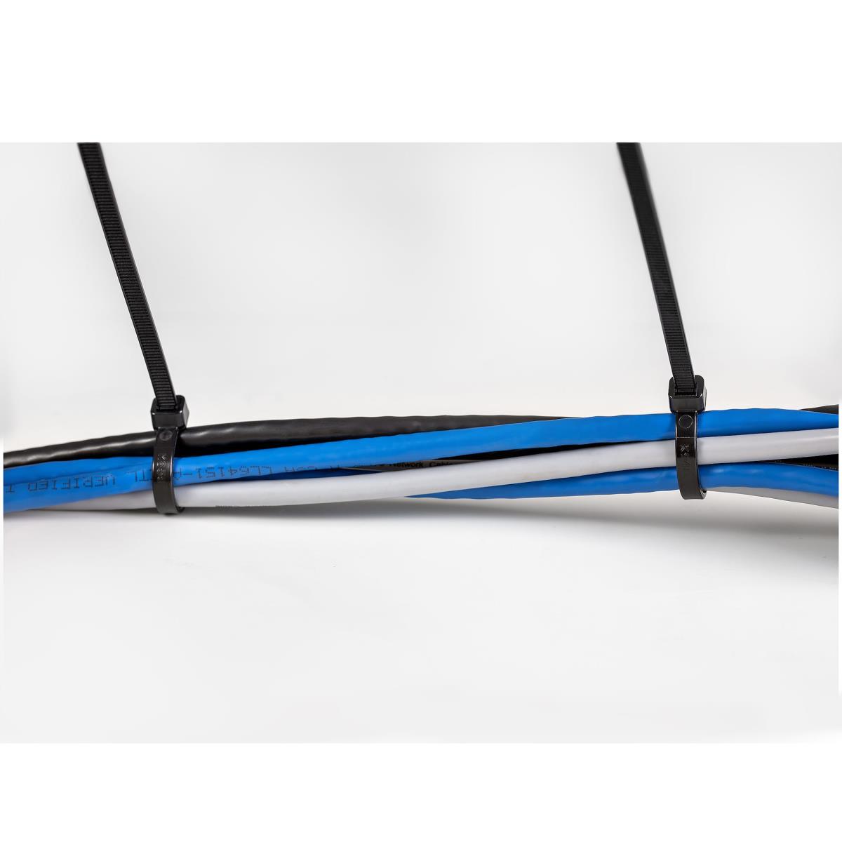 STARTECH.COM Cable Ties -black Nylon Zip Tie Wraps Ul Taa 1000 Pack 8in