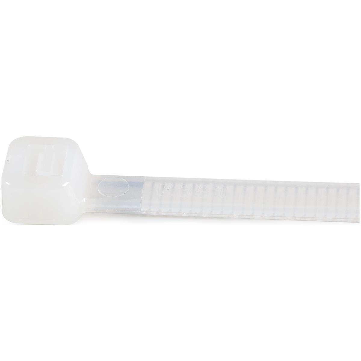 STARTECH.COM Cable Ties -white Nylon Zip Tie Wraps Ul Taa 100 Pack 8in
