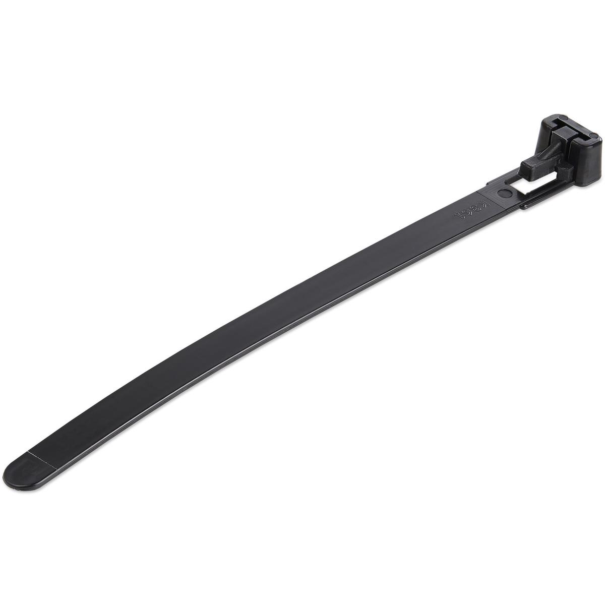 STARTECH.COM Resealable Zip Tie 5in Black 100 Pack
