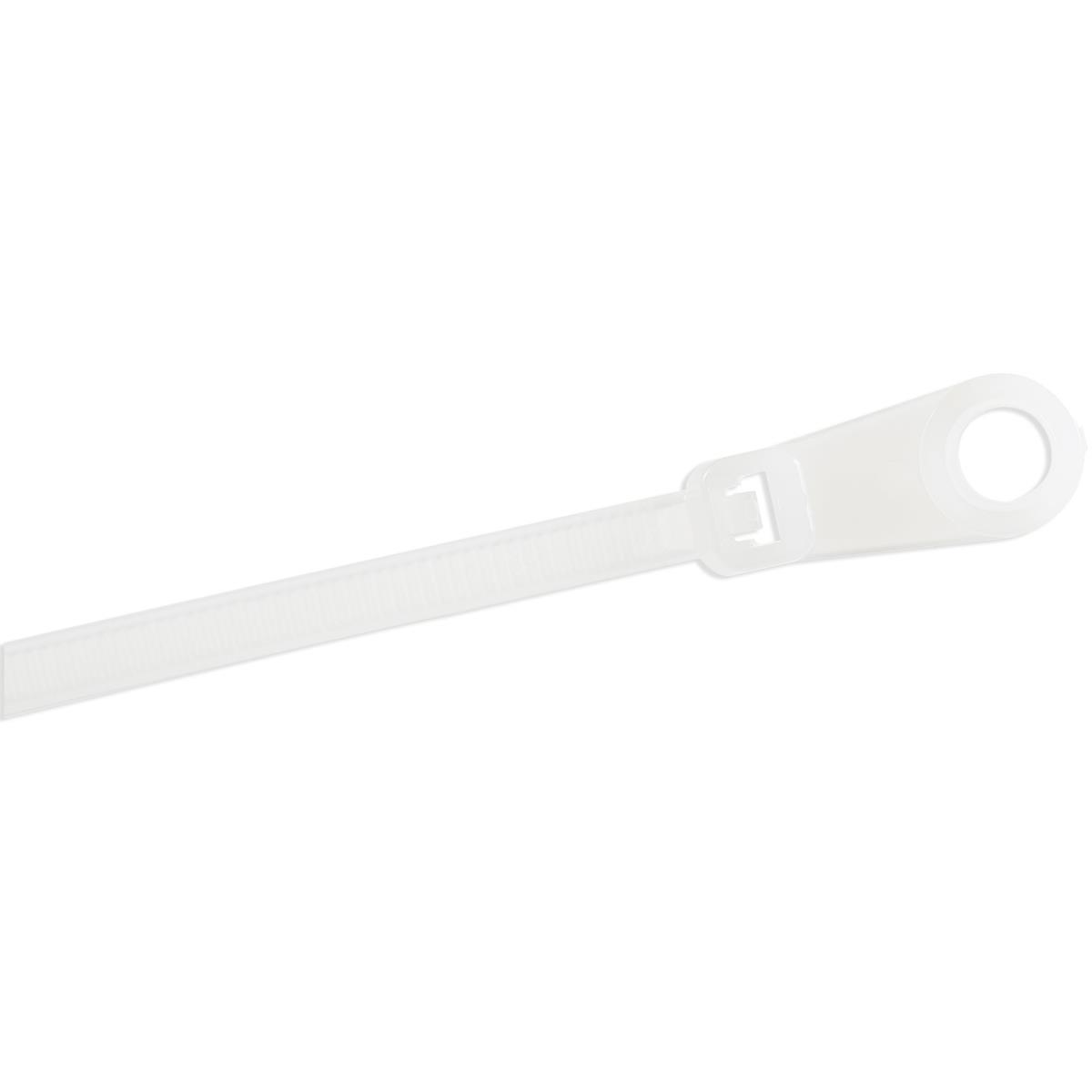 STARTECH.COM Plastic Zip Ties With Screw Hole 4in 100 Pack