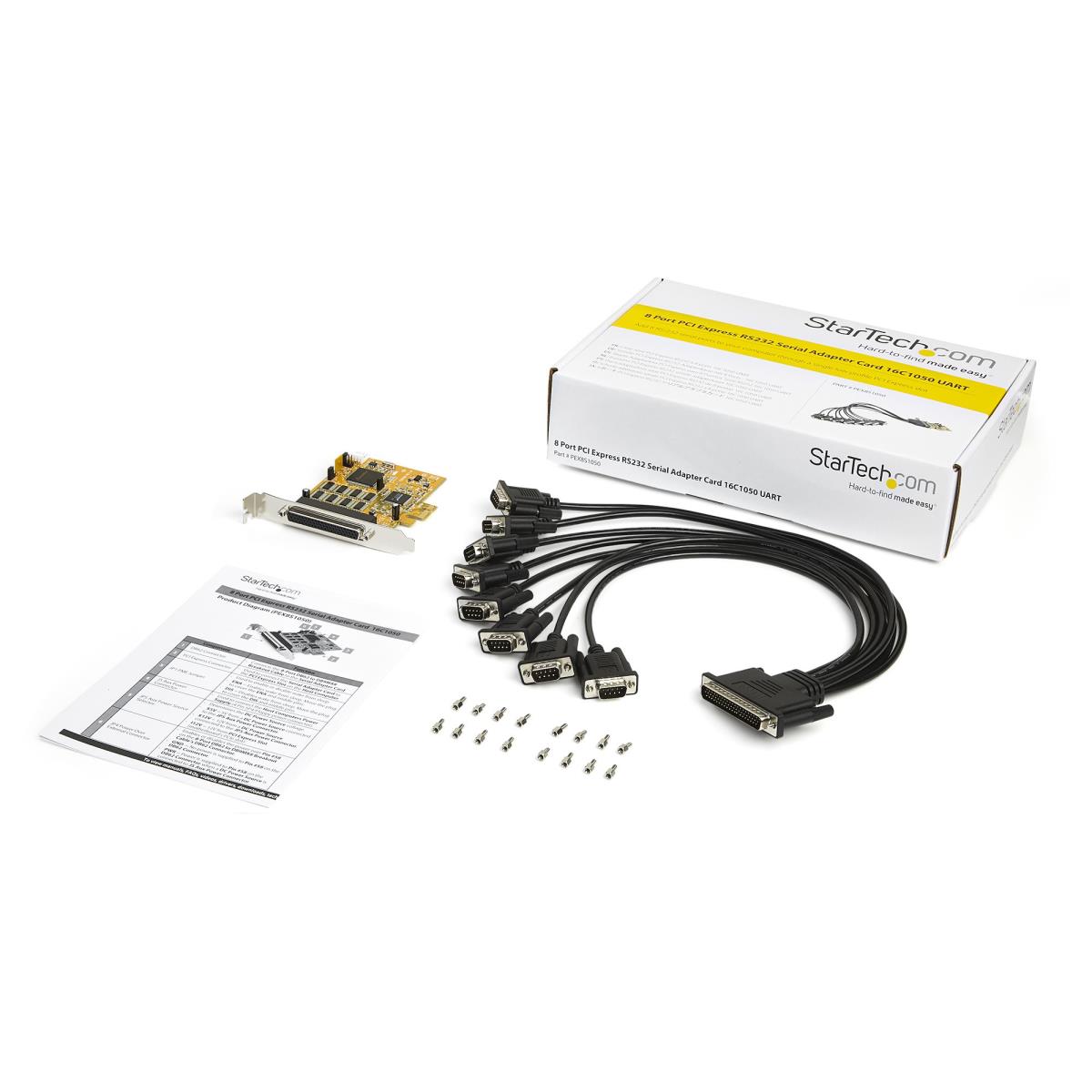 STARTECH.COM PCI Express Rs232 Serial Adapter Card - Pci-e To Serial