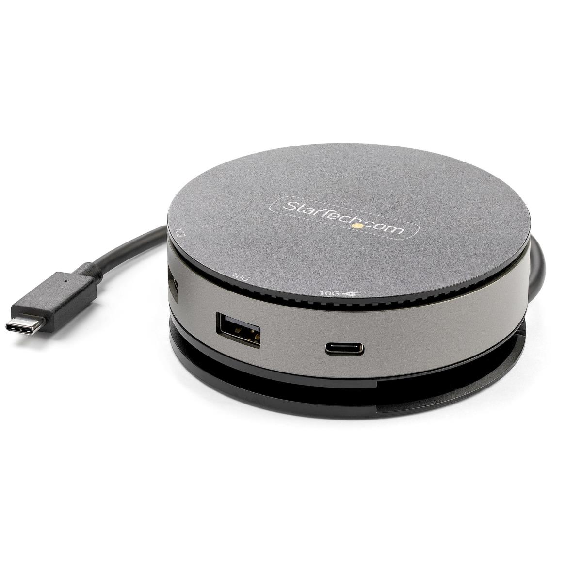 STARTECH.COM USB-c Multiport Adapter - USB Type-c 10gbps Mini Dock 4k 60hz Hdmi/DisplayPort/1080p Vga - 75w Pd Passthrough, USB Hub & Gbe