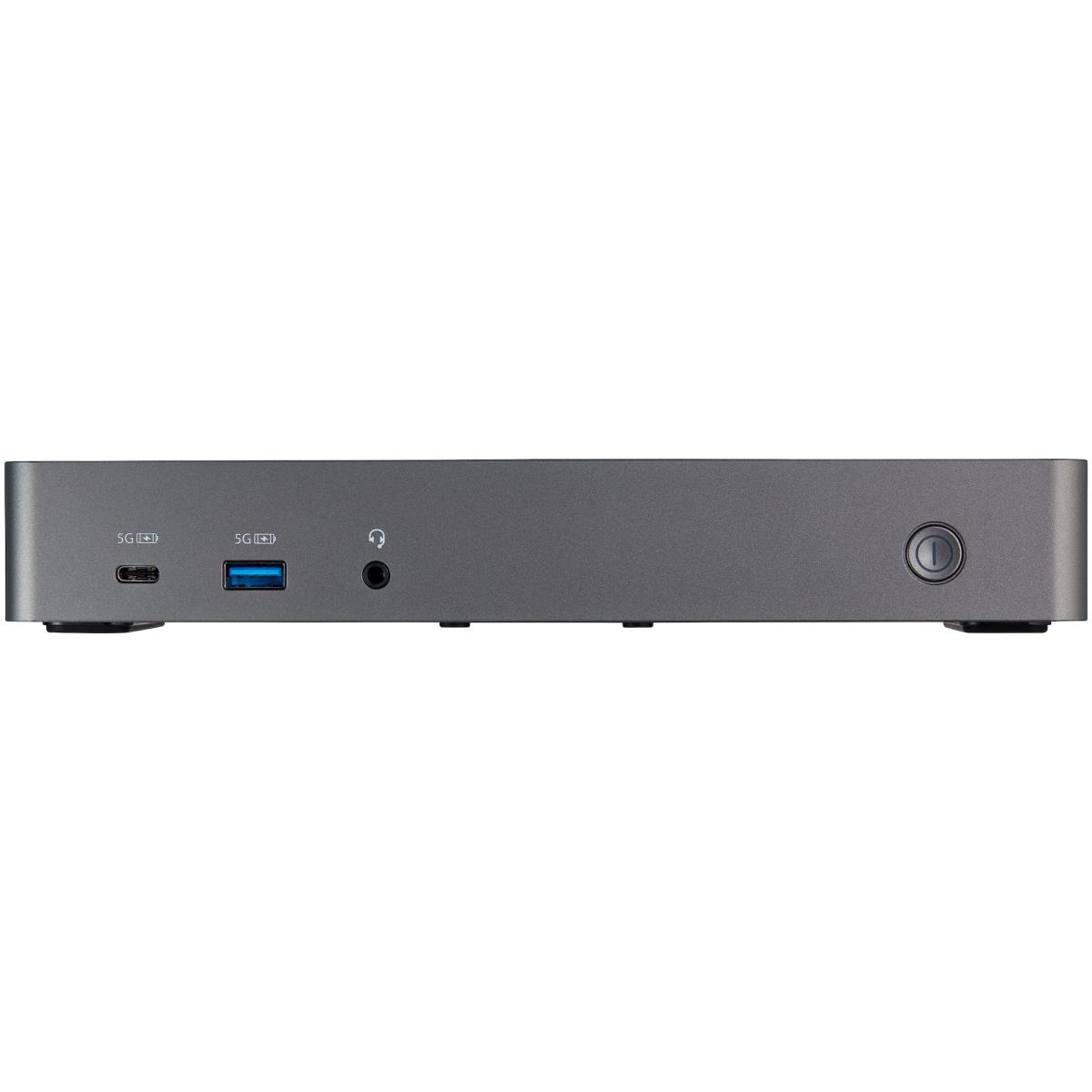STARTECH.COM Docking Station - USB-c & USB-a Dock - Hybrid Universal Triple Monitor Laptop - DisplayPort & Hdmi 4k 60