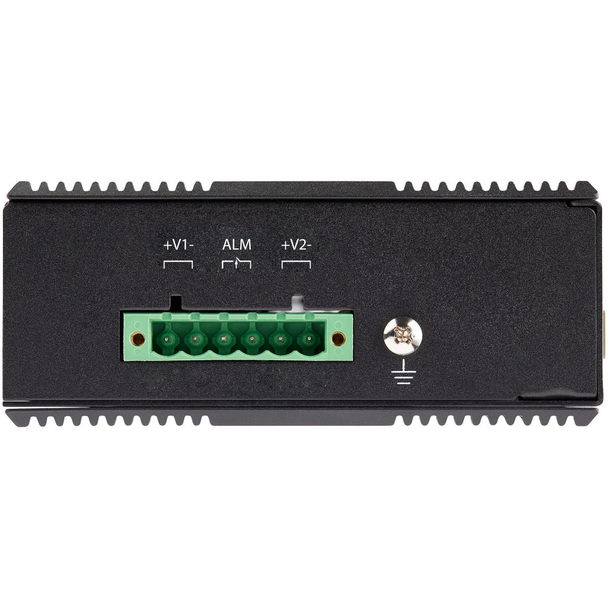 STARTECH.COM Industrial 6 Port Gigabit Ethernet Switch - 4 Poe Rj45 +2 Sfp Slots 30w Poe+ 12-48vdc 10/100/1000 Rugged Power Over Ethernet Lan Switch