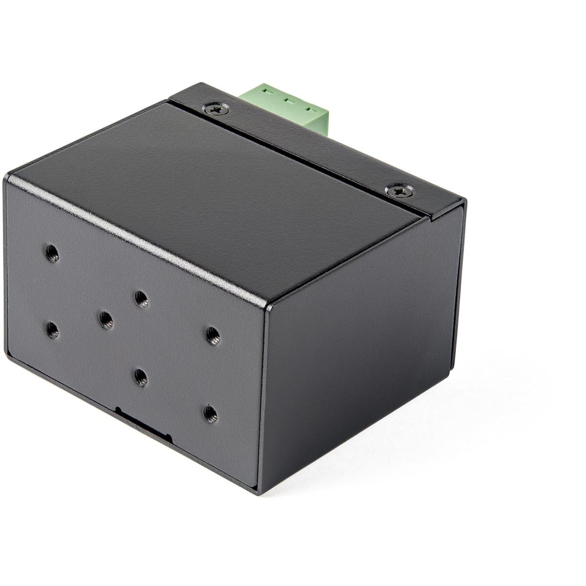 STARTECH.COM Poe+ Industrial Fiber To Ethernet Media Converter 30w - Sfp To Rj45 - Sm/mm Fiber To Gigabit Copper Mini Size Ip-30