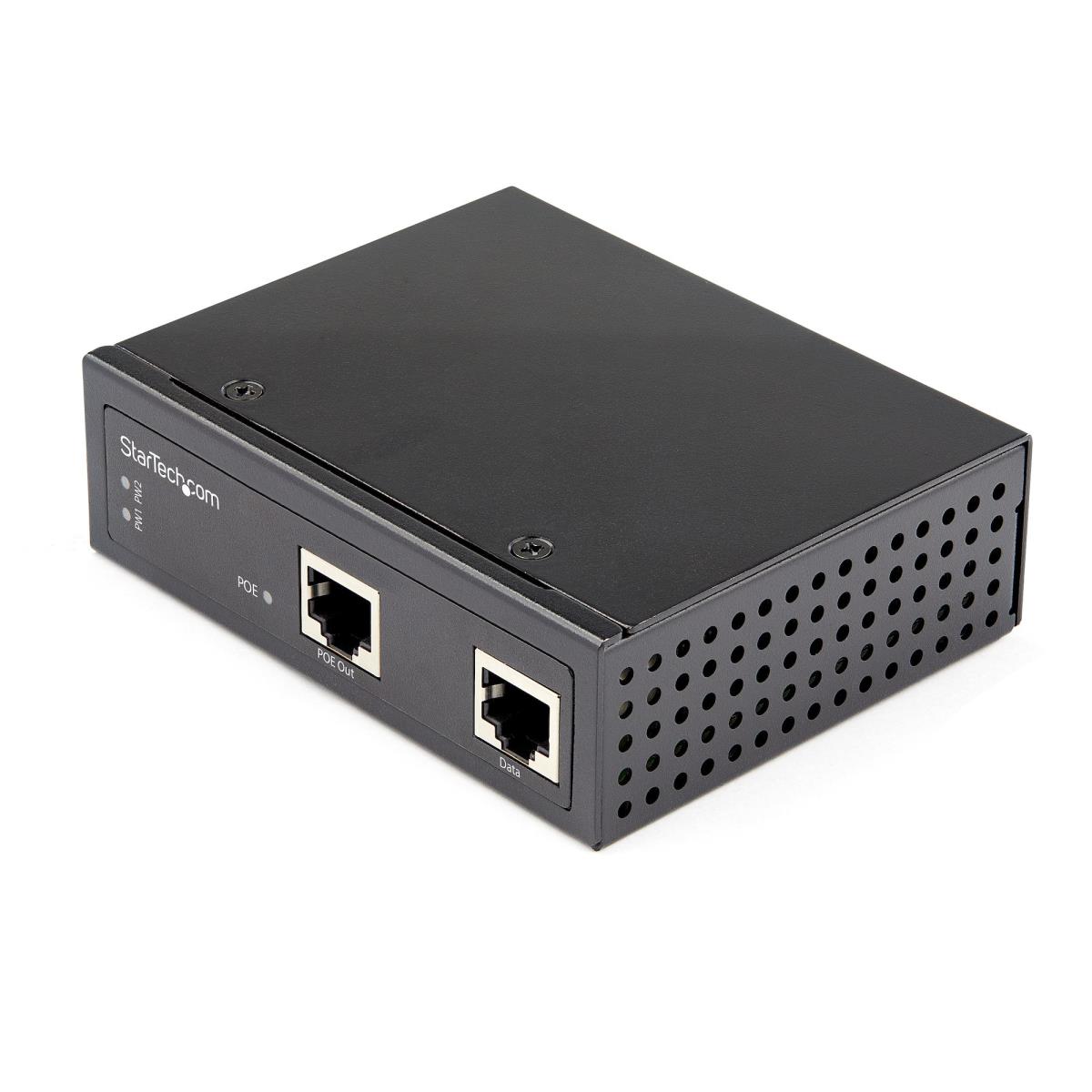 STARTECH.COM Industrial Gigabit Poe Injector 90w 802.3bt Poe++ Upoe Injector 48v-56vdc -40c To +75c
