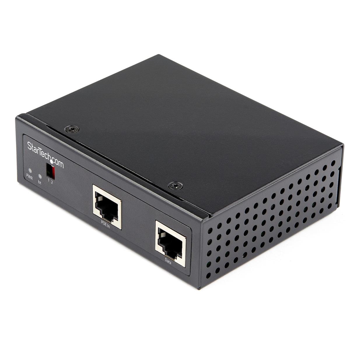 STARTECH.COM Industrial Gigabit Poe Splitter - 90w Power Over Ethernet Poe++ Splitter - 12-48v Dc Splitter 802.3bt Ultra Poe -40c To +75c