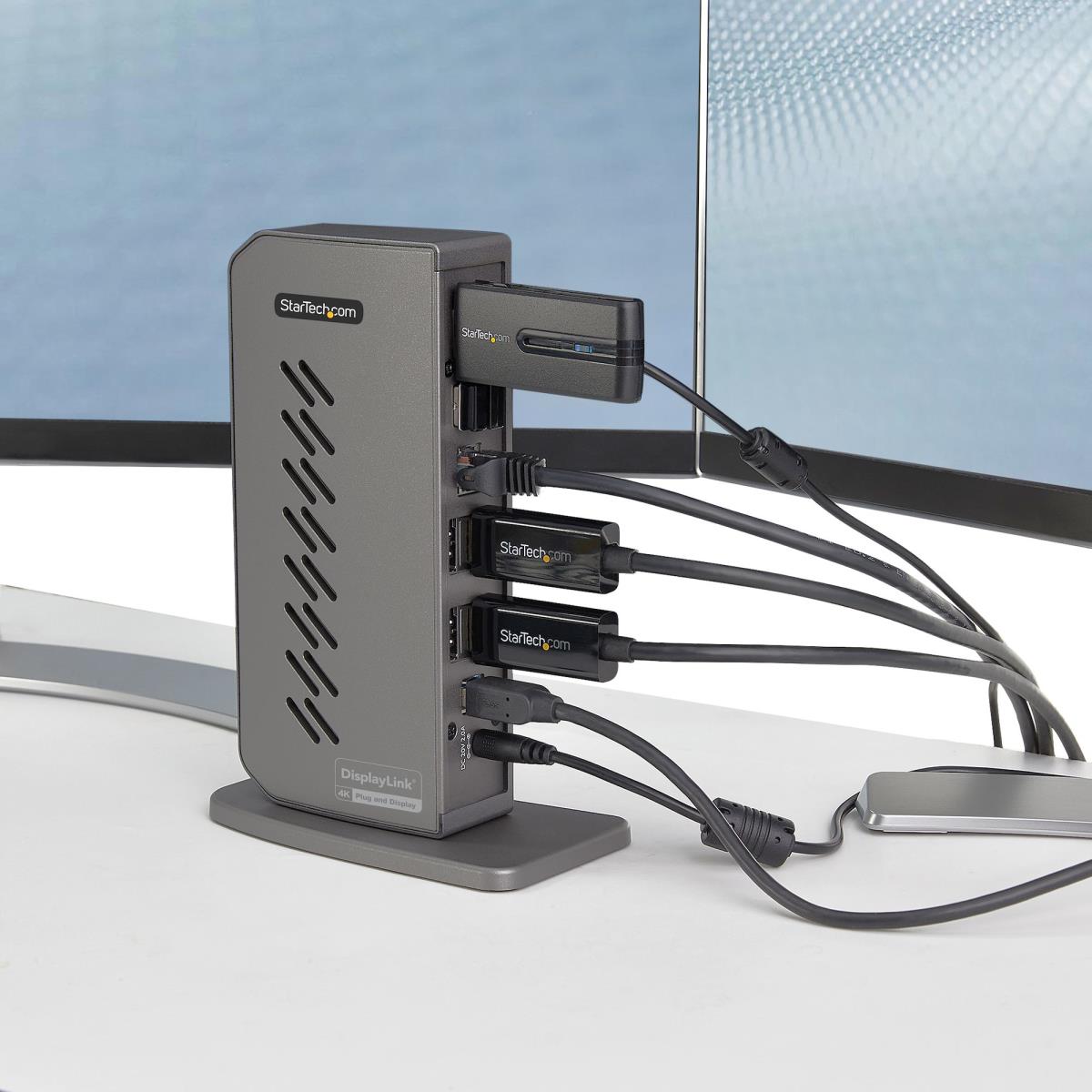 STARTECH.COM Docking Station - Hybrid Universal USB 3.0 - USB-c USB-a Dock - Dual Hdmi/dp
