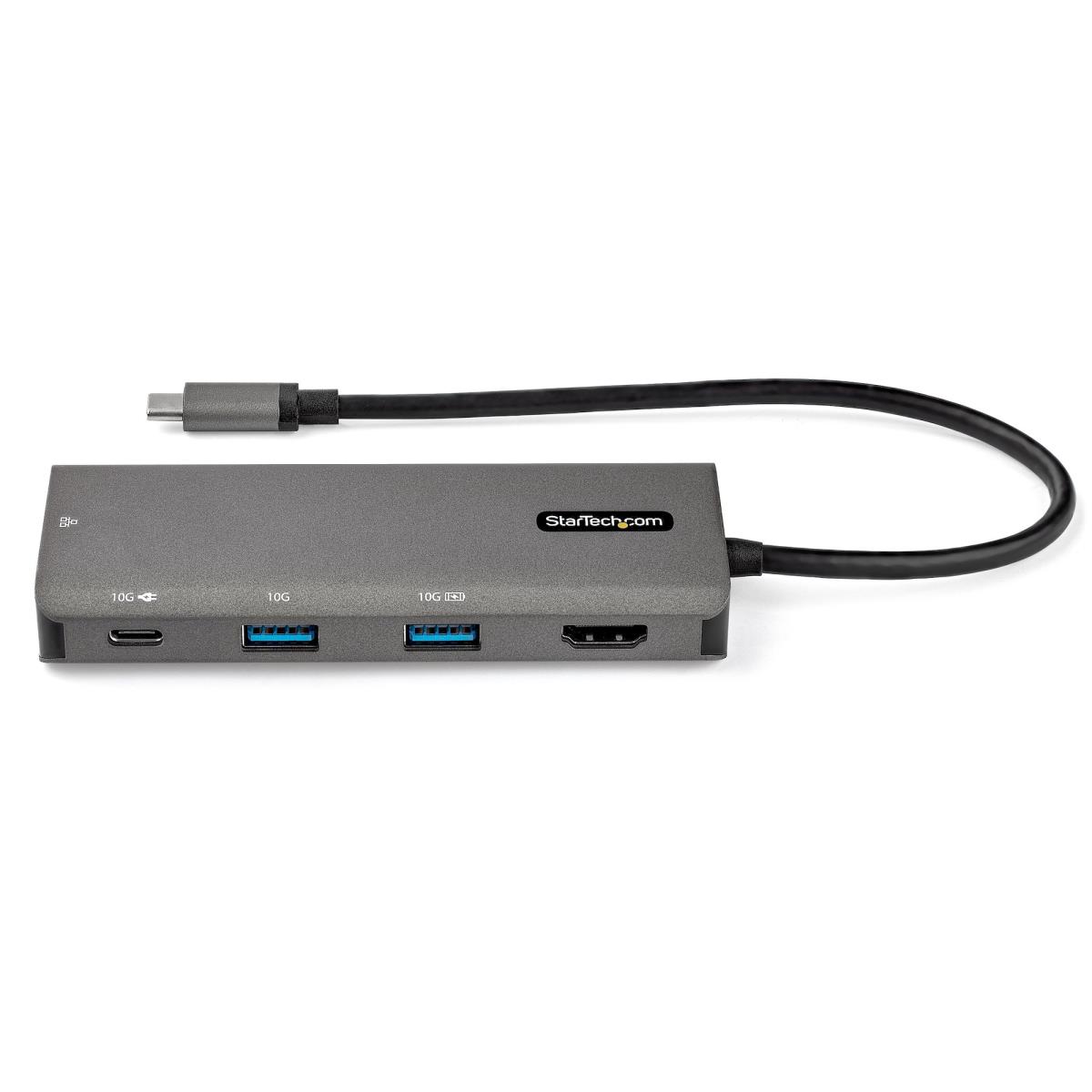 STARTECH.COM USB C Multiport Adapter - 10gbps USB Type-c Mini Dock With 4k 30hz Hdmi - 100w Power Delivery Passthrough