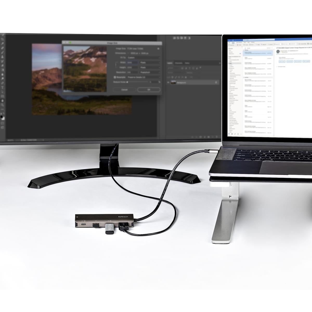 STARTECH.COM USB C Multiport Adapter - 10gbps USB Type-c Mini Dock With 4k 30hz Hdmi - 100w Power Delivery Passthrough