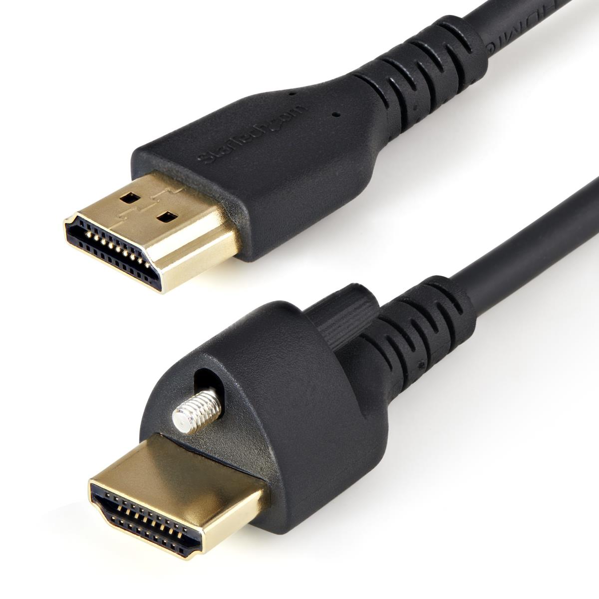 STARTECH.COM Hdmi 2.0 Cable - Top Screw Lock Connector - 1 M