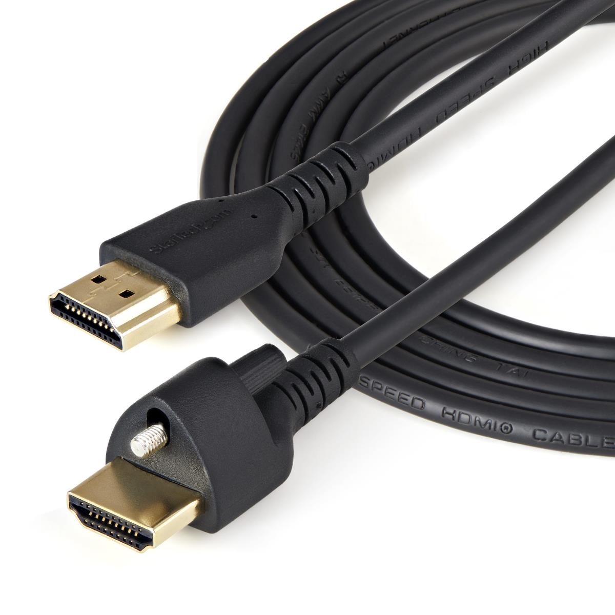 STARTECH.COM Hdmi 2.0 Cable - Top Screw Lock Connector - 1 M