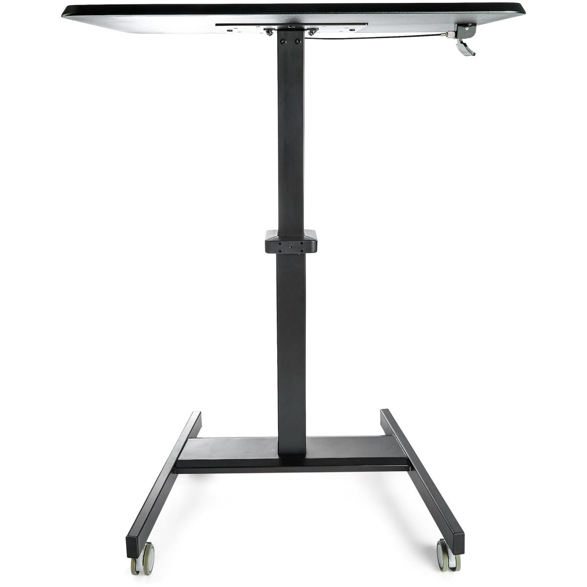 STARTECH.COM Mobile Standing Desk - Portable Sit Stand Ergonomic Rolling Cart
