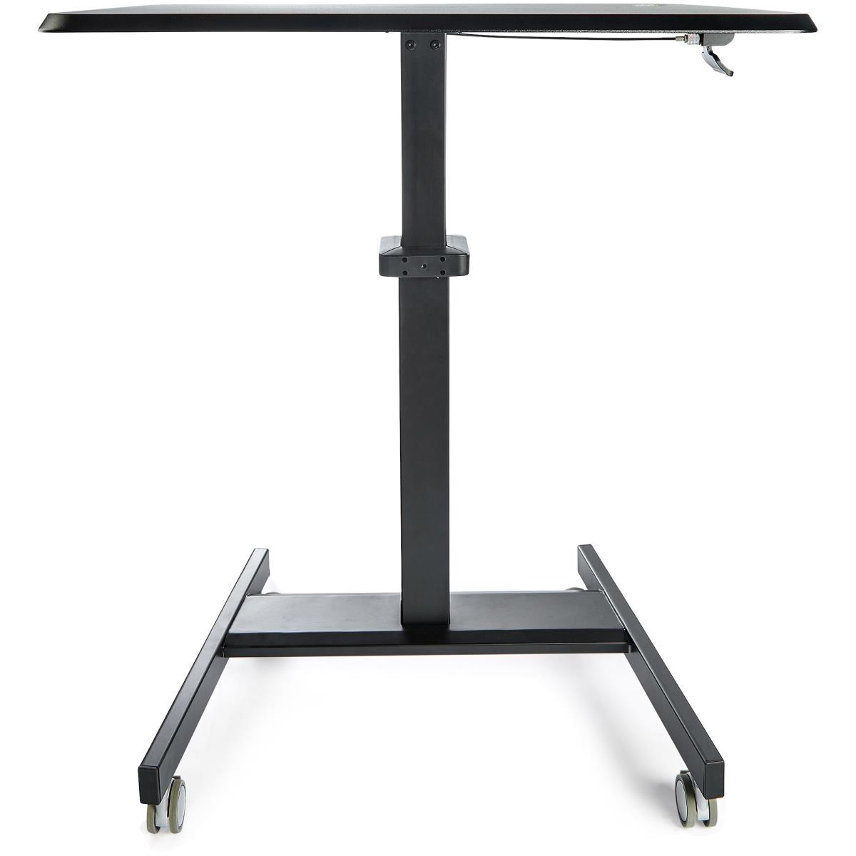 STARTECH.COM Mobile Standing Desk - Portable Sit Stand Ergonomic Rolling Cart