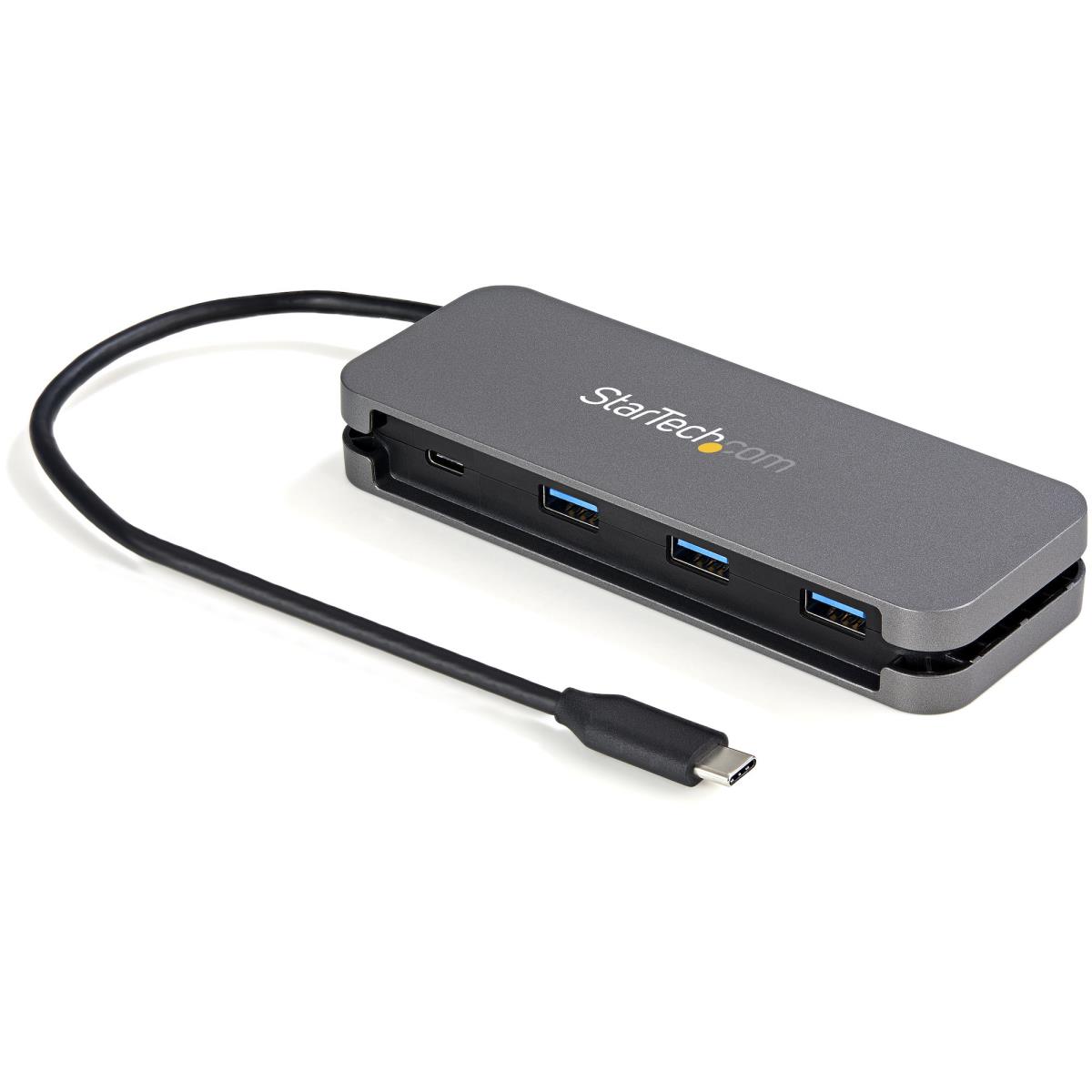 STARTECH.COM USB C Hub - 4 Port 3x USB-a/1 USB-c (5gbps USB 3.0) - 11.2in (28.5cm) Cable