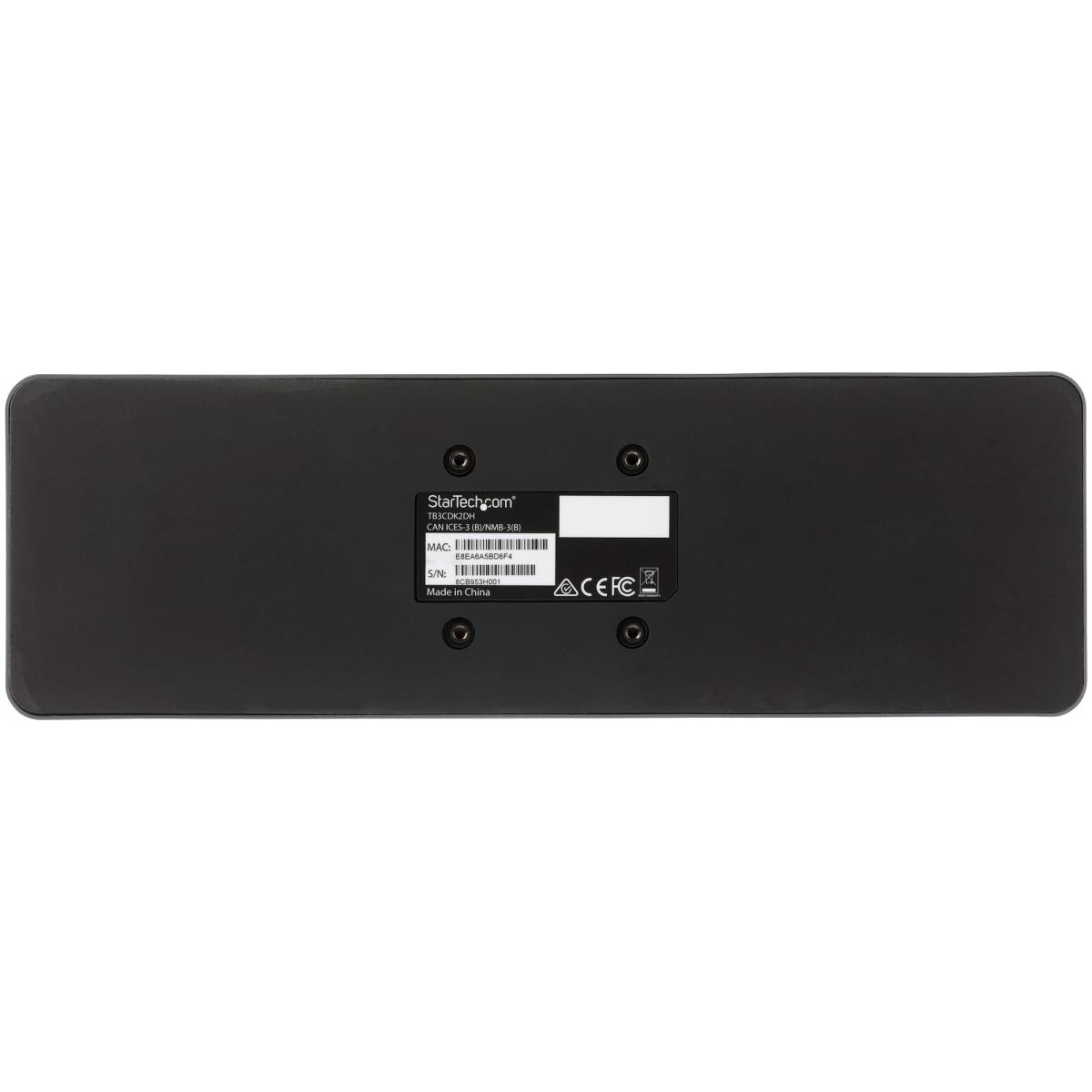 STARTECH.COM Laptop Docking Station - Thunderbolt 3 Dock W/ USB-c Host Compatibility - Dual 4k 60hz DisplayPort 1.4 Or Dual Hdmi Monitors