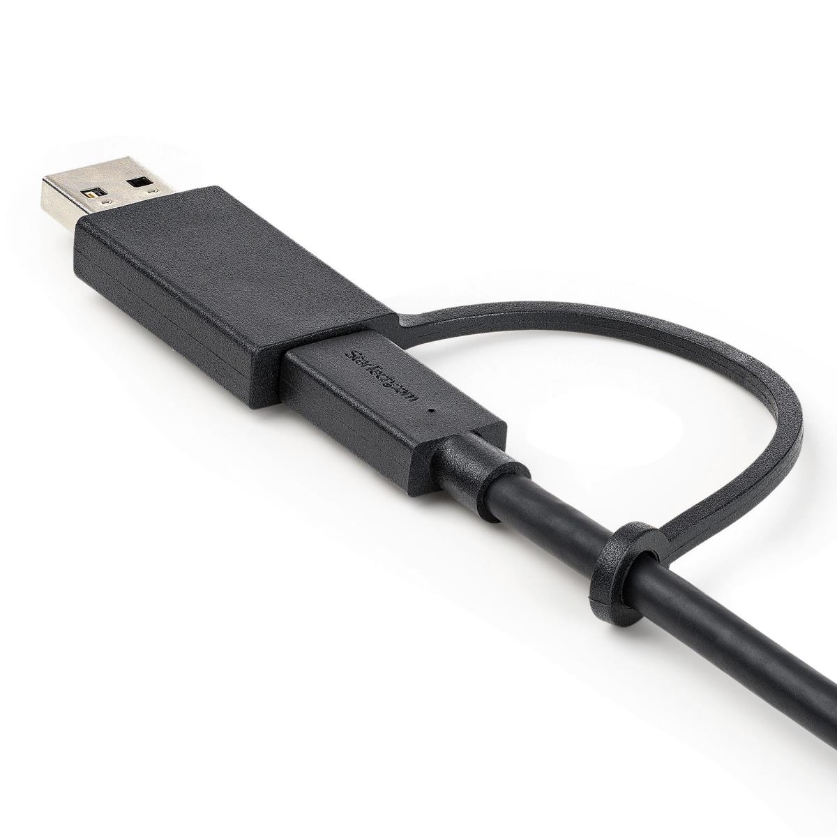 STARTECH.COM USB-c Hybrid Dock Cable - USB C Cable With USB A Adapter 1m