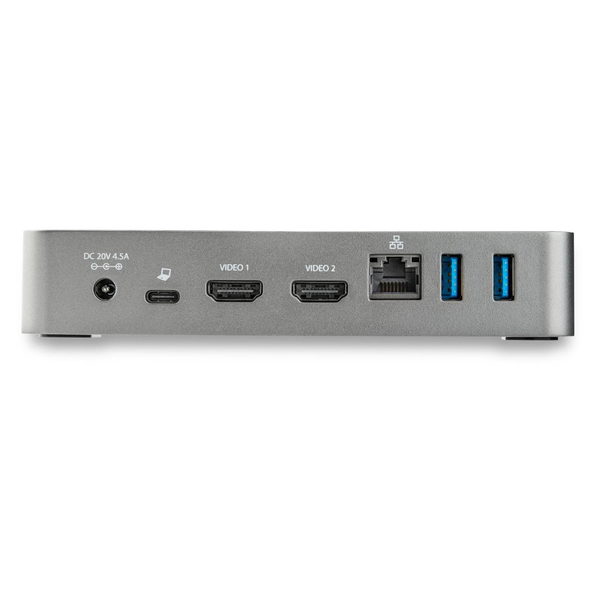 STARTECH.COM Dual Hdmi USB-c Dock W/ 60w Pd 1080p - Dual Hdmi Monitor-gbe