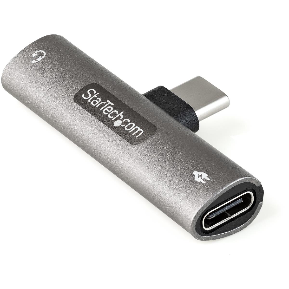 STARTECH.COM USB C Audio + Charge Adapter 3.5mm Headset Jack + Pd Charging