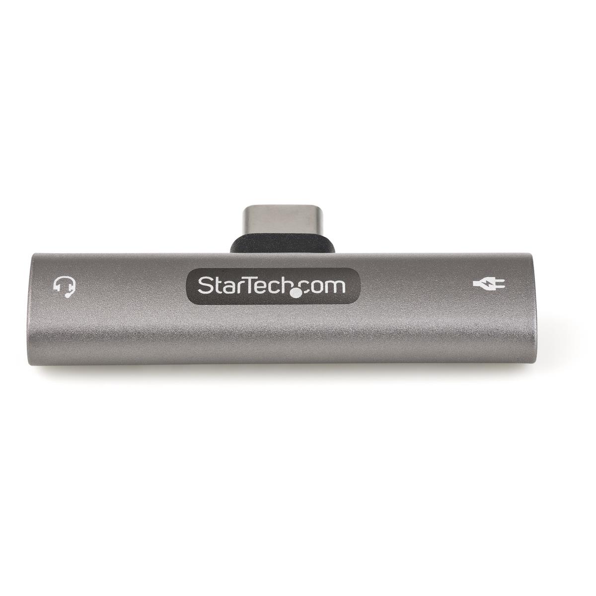 STARTECH.COM USB C Audio + Charge Adapter 3.5mm Headset Jack + Pd Charging