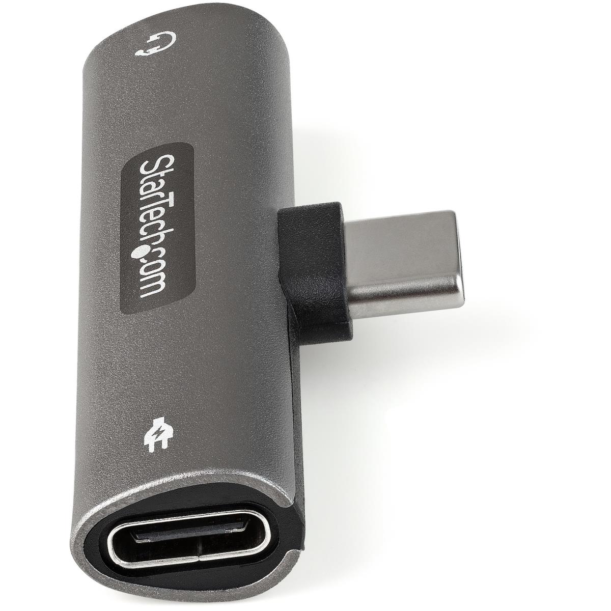 STARTECH.COM USB C Audio + Charge Adapter 3.5mm Headset Jack + Pd Charging