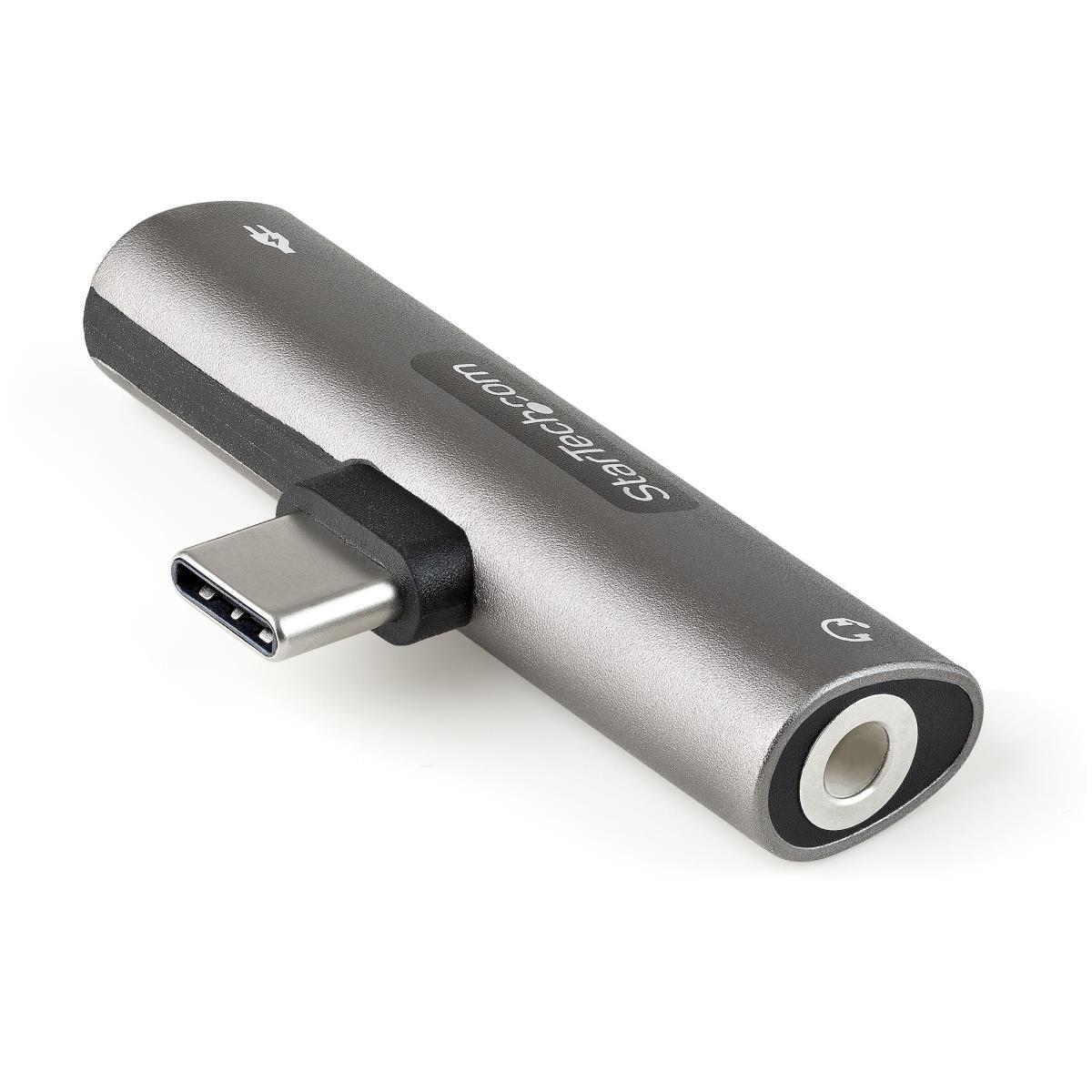STARTECH.COM USB C Audio + Charge Adapter 3.5mm Headset Jack + Pd Charging