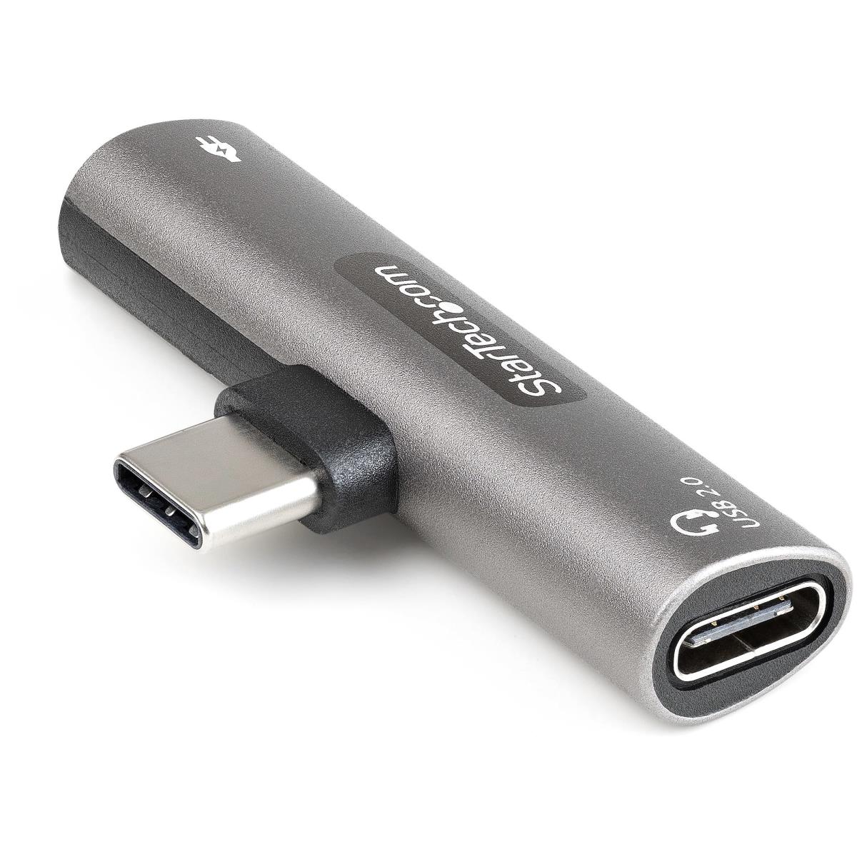 STARTECH.COM USB C Audio / Charge Adapter W/ USB-c Audio And 60w Charge Port