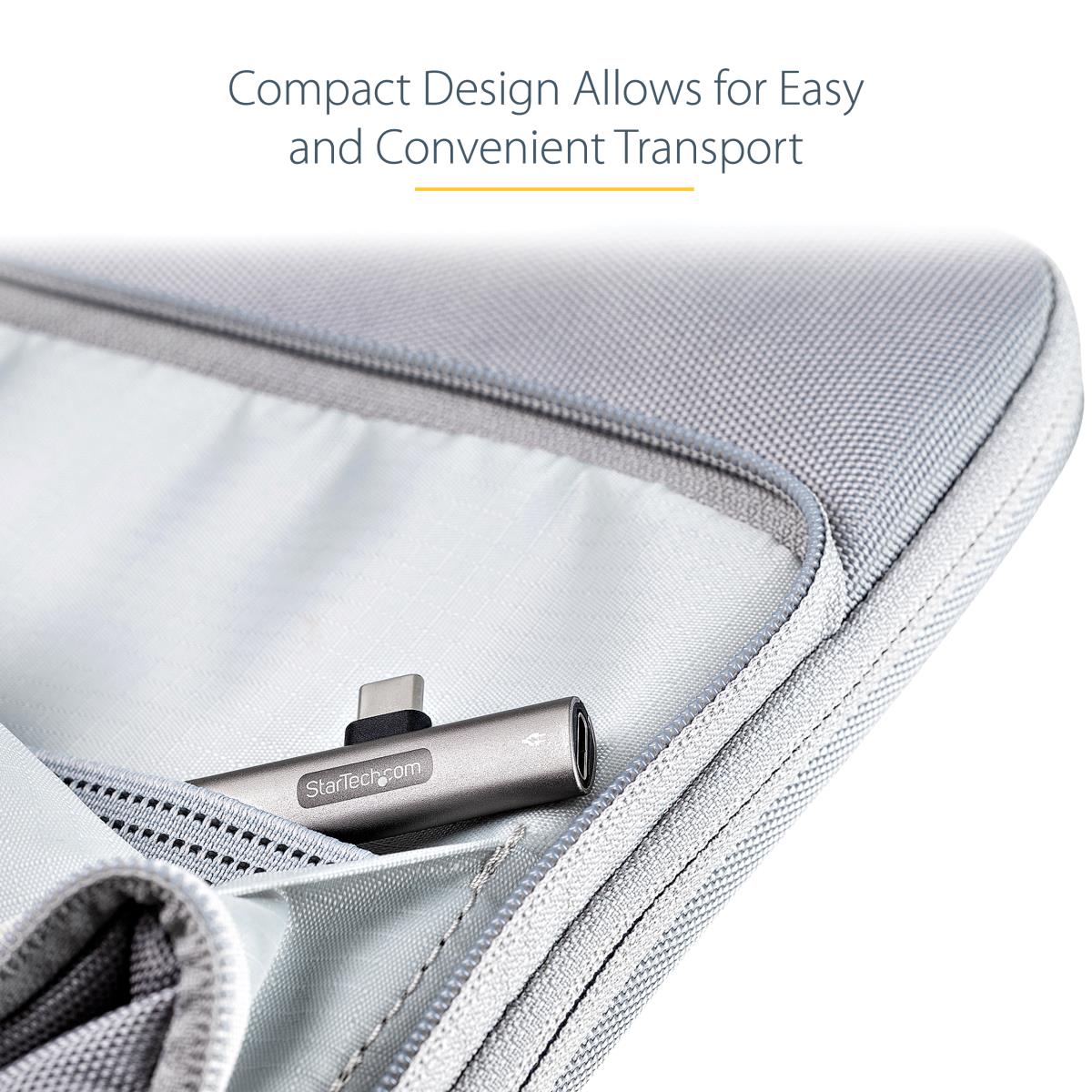 STARTECH.COM USB C Audio / Charge Adapter W/ USB-c Audio And 60w Charge Port