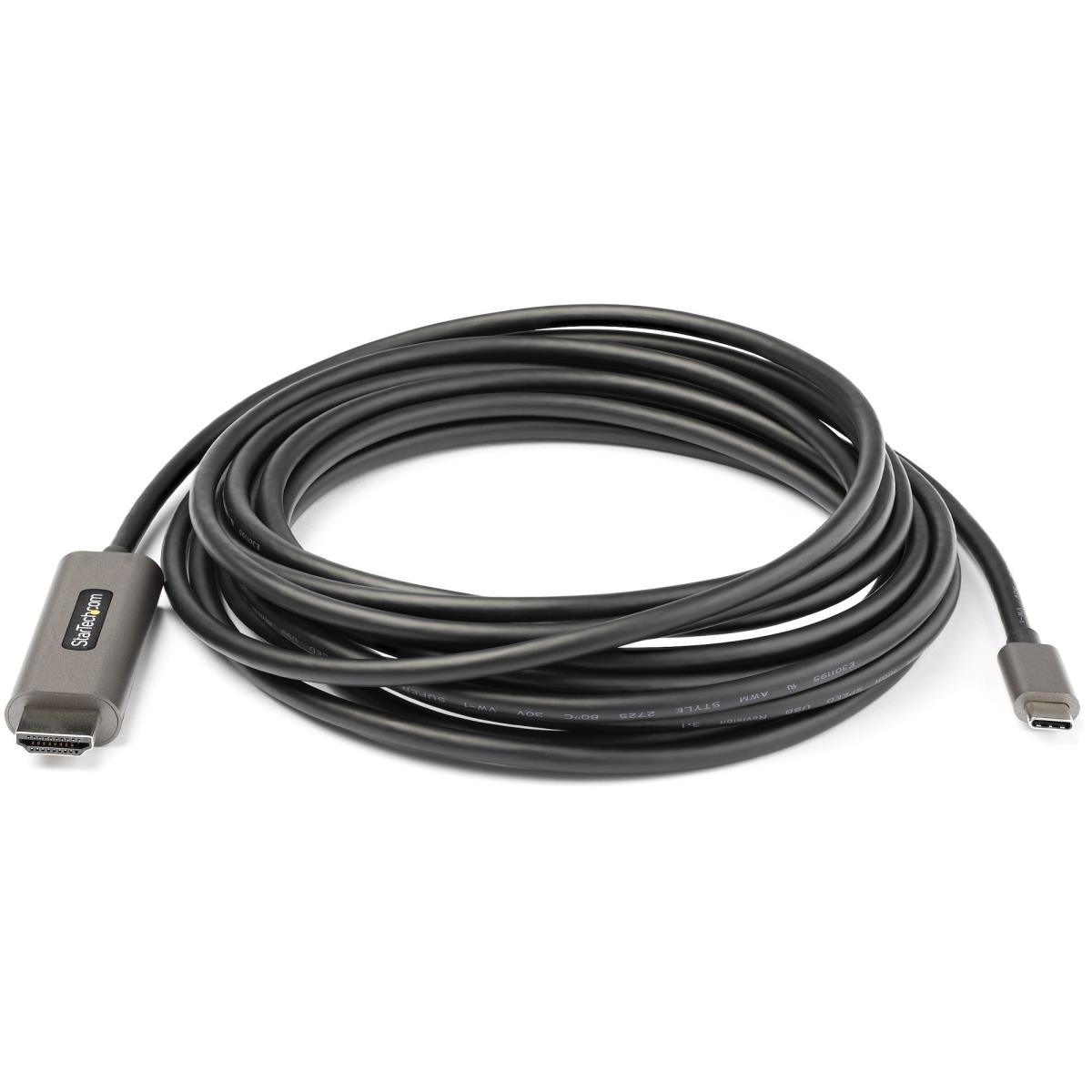 STARTECH.COM USB C To Hdmi Cable 4k 60hz With Hdr10 - USB-c To Hdmi Moniter 5m