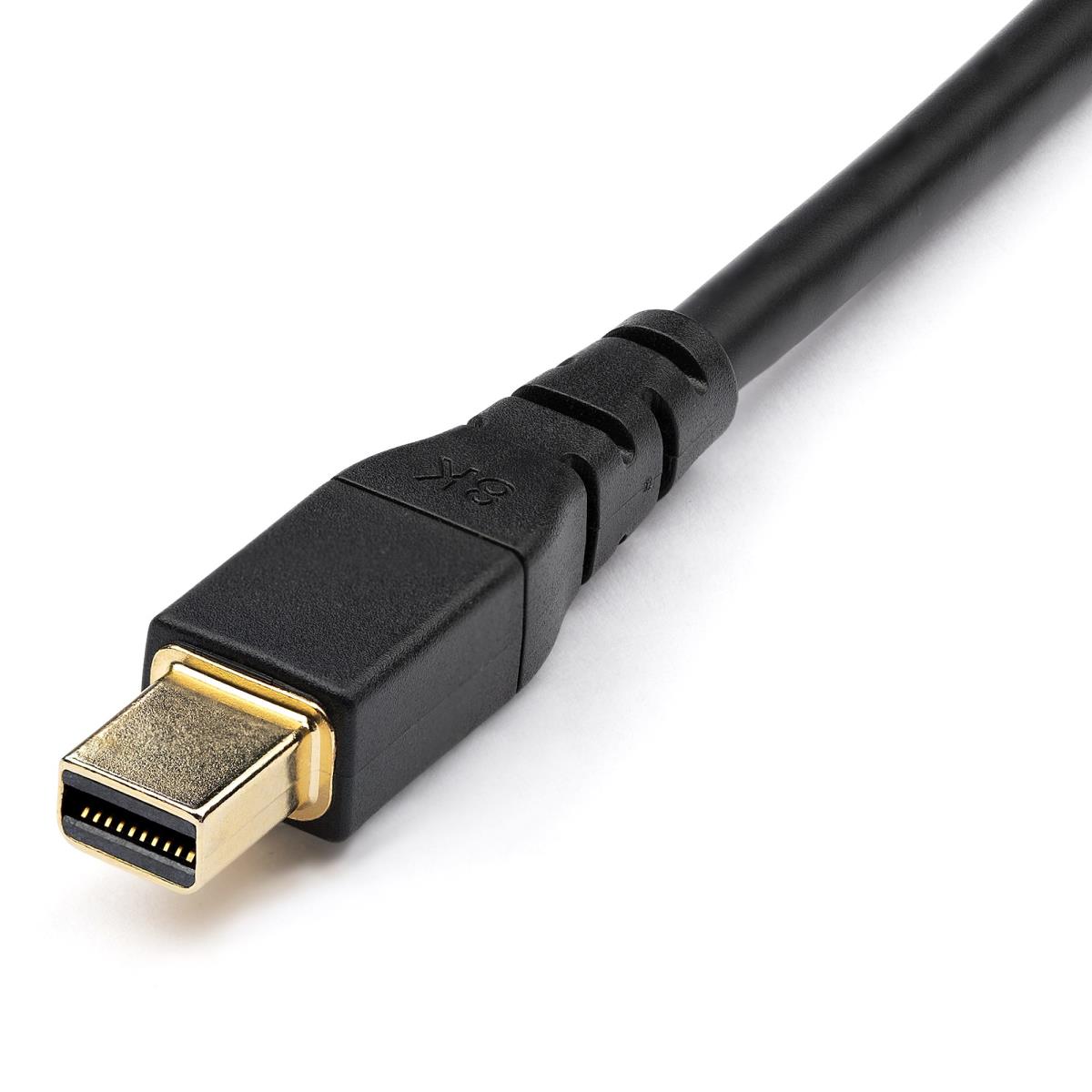 STARTECH.COM Mini DisplayPort To DisplayPort 1.4 Cable - 8k 60hz Vesa Certified Cable 2m