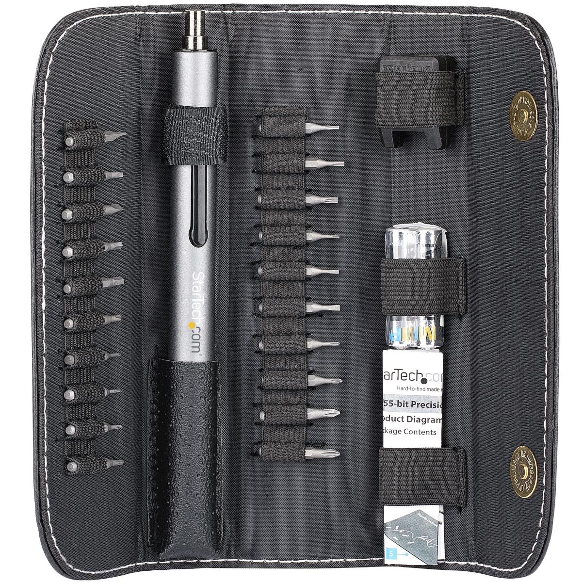 STARTECH.COM Mini Electric Precision Screwdriver Portable Powered 20-bit