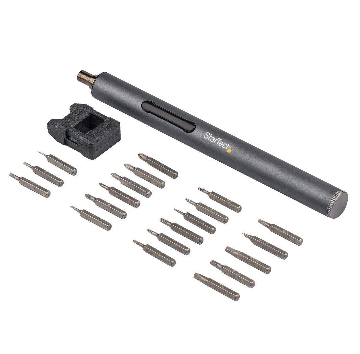 STARTECH.COM Mini Electric Precision Screwdriver Portable Powered 20-bit