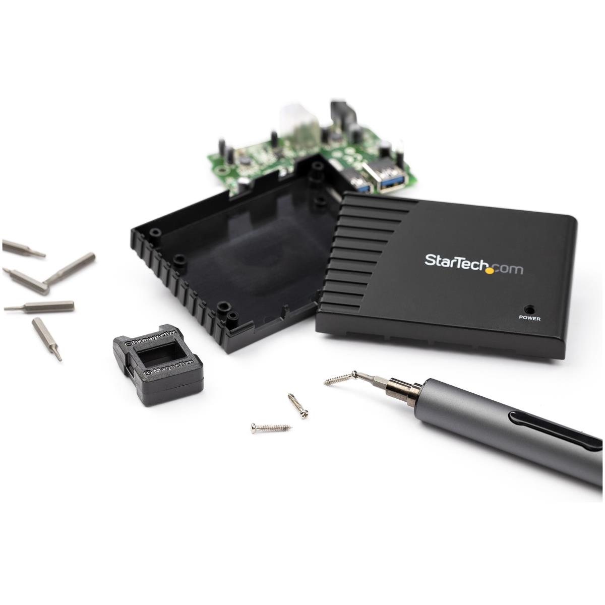 STARTECH.COM Mini Electric Precision Screwdriver Portable Powered 55-bit