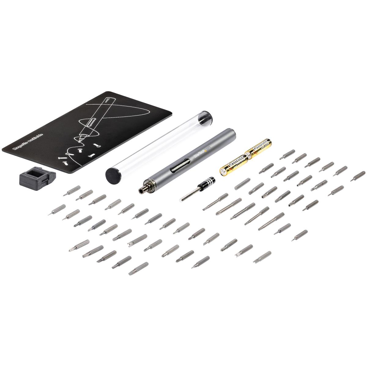 STARTECH.COM Mini Electric Precision Screwdriver Portable Powered 55-bit