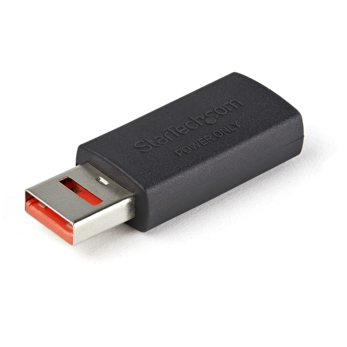 STARTECH.COM Secure Charge USB Data Blocker- USB-a M/f Power-only Adapter